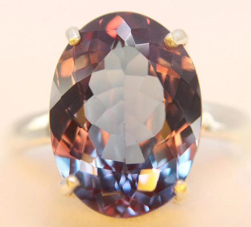 Anello gemma ovale - anello,